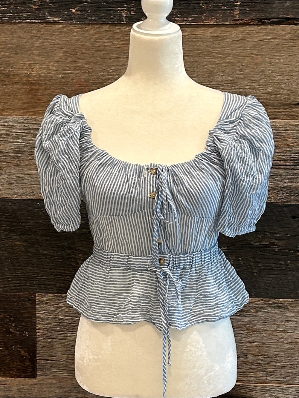 Ciao Lucia Ezio - French Blue Top. Small